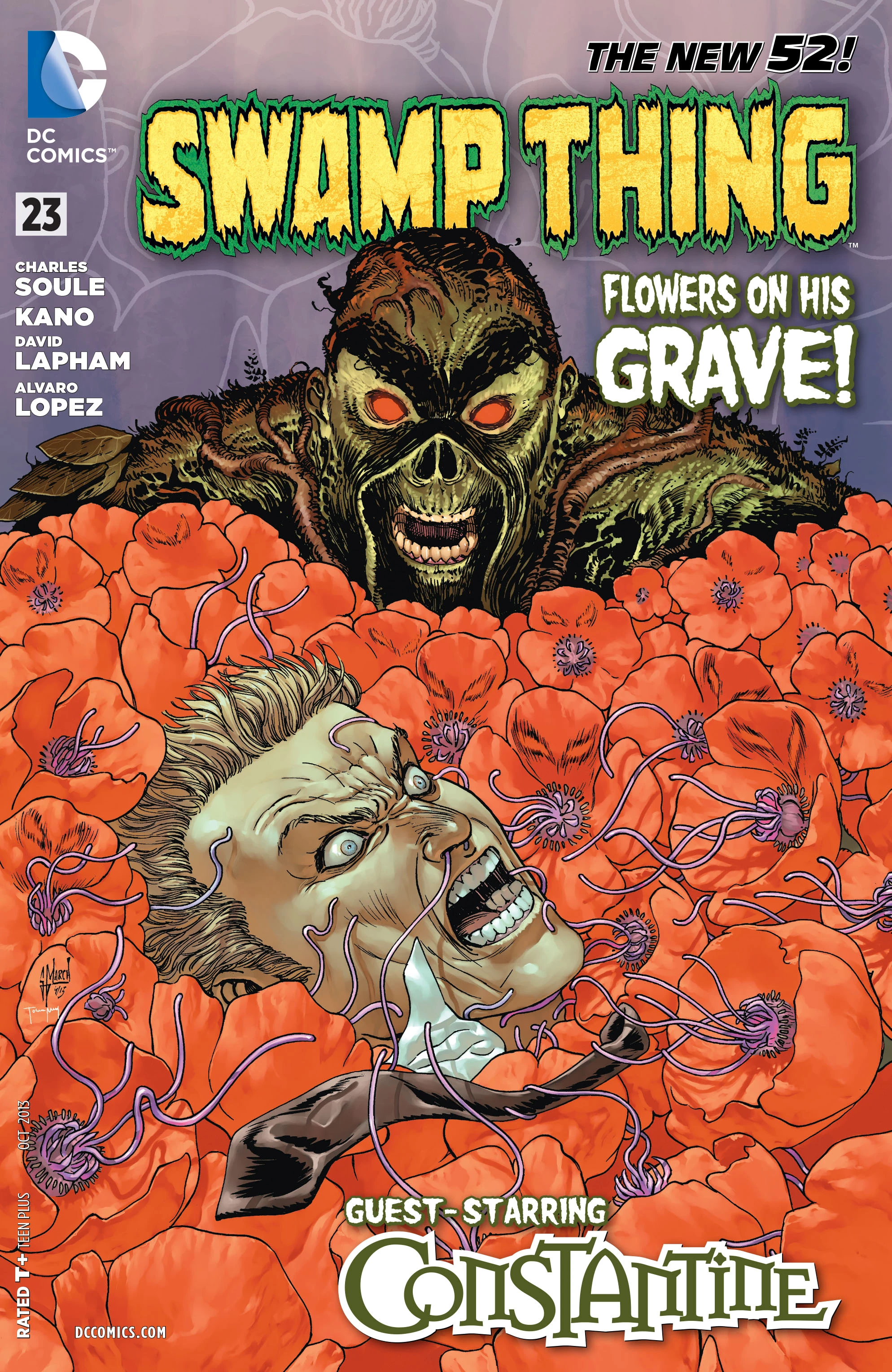 Swamp Thing #23 (DC, 2013 — Cover A) cover